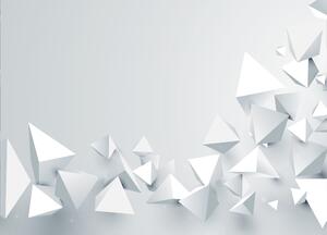 Malvis ® Tapeta 3D trojúhelníky Vel. (šířka x výška): 144 x 105 cm