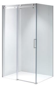 BPS-koupelny Obdélníkový sprchový kout KZ203B WH 110x80 bílá/transparent - bez vaničky