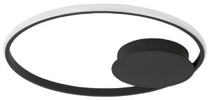 Černé kovové stropní LED světlo Nova Luce Fuline 50 cm