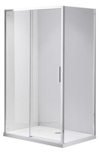 BPS-koupelny Obdélníkový sprchový kout NOVA CH 100x90 chrom/transparent - bez vaničky