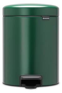 Brabantia Pedálový odpadkový koš newIcon - 5 L, tmavě zelená