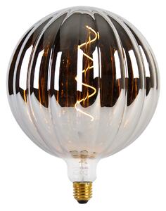 Závěsné svítidlo černé 5 světel včetně LED kouřové stmívatelné - Cava Luxe