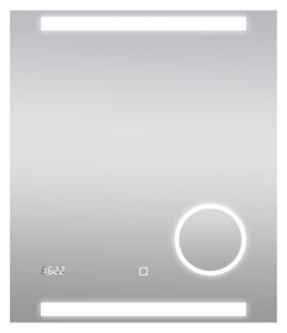 Silver Zrcadlo s LED osvětlením Rey, 60 × 70 cm