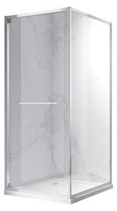 BPS-koupelny Čtvercový sprchový kout KZ16A 80x80 chrom/transparent - bez vaničky