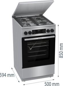Kombinovaný sporák Gorenje GKS5C71XF (A)