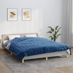 Zátěžová deka modrá 200 x 220 cm 9 kg textil 3154857