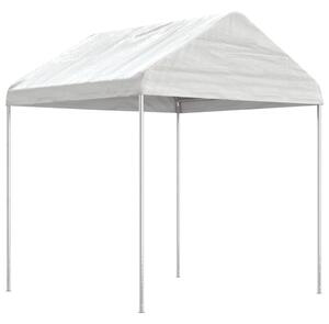 Altán se střechou bílý 8,92 x 2,28 x 2,69 m polyethylen