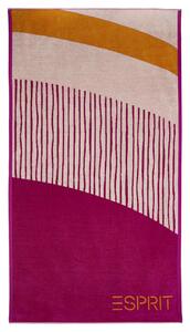OSUŠKA NA PLÁŽ, 180/100 cm, oranžová, růžová, šedobéžová Vossen - Plážové osušky