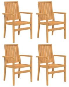 5dílný zahradní jídelní set masivní teakové dřevo