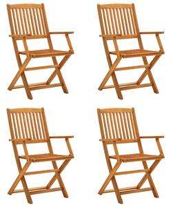 5dílný zahradní jídelní set masivní akáciové dřevo
