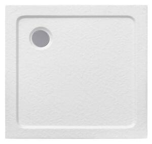 BPS-koupelny Čtvercová akrylátová sprchová vanička SILK WH 70x70 bílá
