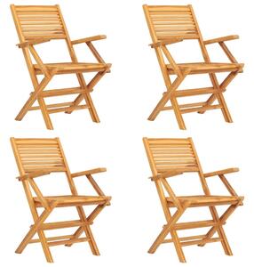 5dílný zahradní jídelní set masivní teakové dřevo
