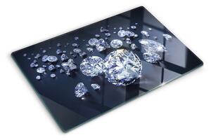 Skleněné krájecí prkénko Krystaly a diamanty ddk-nr-wm-00007763