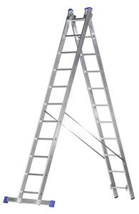 Elkop Hliníkový žebřík Multi 2x2,9m -11 příček