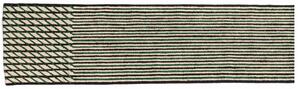 Nanimarquina Vlněný běhoun Blur, koberec kelim