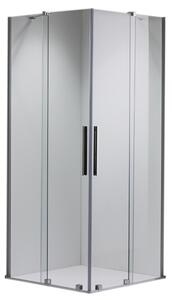 BPS-koupelny Čtvercový sprchový kout ASTRA CH A 80x80 chrom/transparent - bez vaničky