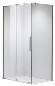 BPS-koupelny Obdélníkový sprchový kout ASTRA CH A 100x80 chrom/transparent - bez vaničky