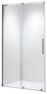 BPS-koupelny Posuvné sprchové dveře ASTRA CH A 90 chrom/transparent pro instalaci do niki - bez vaničky