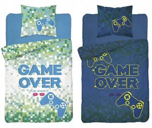 Detexpol povlečení Game Over svítící Bavlna 140x200 70x80