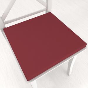 Biante Čtvercový podsedák Rongo RG-097 Bordó - 38x38x3 cm
