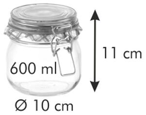 Zavařovací sklenice s klipem TESCOMA DELLA CASA 600 ml