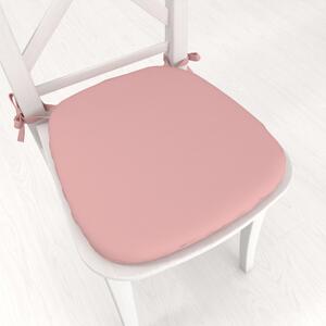 Biante Oblý podsedák Rongo RG-074 Starorůžový - 39x37x3 cm