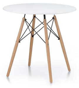 Aga Jídelní stůl 80 cm Bílý