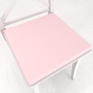 Biante Čtvercový podsedák Rongo RG-062 Cukrově růžový - 38x38x3 cm