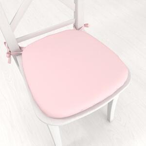 Biante Oblý podsedák Rongo RG-062 Cukrově růžový - 39x37x3 cm