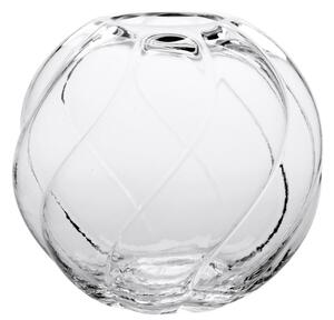 COOEE Design Skleněná váza Twist Clear - 20 cm CED516