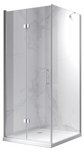 BPS-koupelny Čtvercový sprchový kout ZES KZ20D 100x100 chrom/transparent - bez vaničky