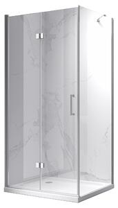 BPS-koupelny Obdélníkový sprchový kout ZES KZ20D 100x80 chrom/transparent - bez vaničky