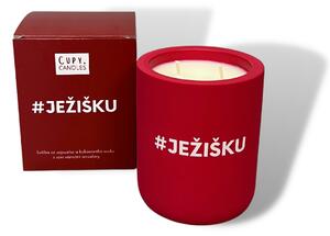 Sójová svíčka Cupy Candles #JEŽIŠKU