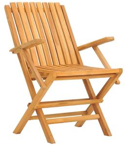 Skládací zahradní židle 8 ks 61x67x90 cm masivní teakové dřevo