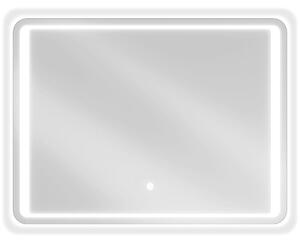 Mexen Zusa podsvícené koupelnové zrcadlo 80 x 60 cm, LED 6000K, ventilátor - 9808-080-060-611-00