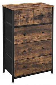 Komoda Wood 56 x 30 x 93 cm vícebarevná