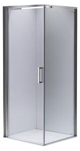 BPS-koupelny Čtvercový sprchový kout ZES KZ1190A 80x80 chrom/transparent - bez vaničky
