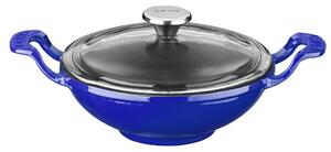 LAVA METAL Litinový wok 16 cm - modrý