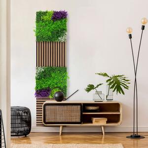 Jangal Modular Wall Design Flora VIOLET MIXED FLORA 11116, 520 x 520mm, 0,2704m²