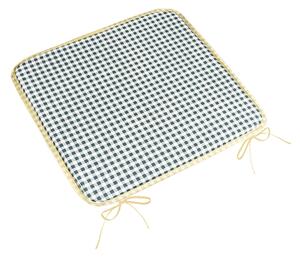 Bellatex Sedák BERTA hladký 40x40 cm Kostička šedá