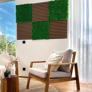 Jangal Modular Wall Nature Moss RICH GREEN 11101, 520 x 520mm, 0,2704m²