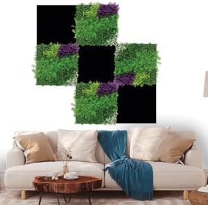 Jangal Modular Wall rPET BLACK 11202A, 520 x 520mm, 0,2704m²