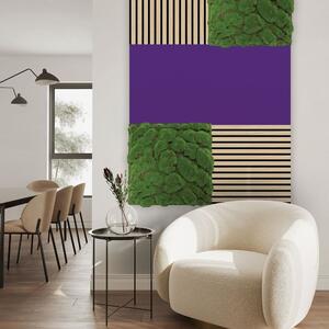 Jangal Modular Wall rPET VIOLET 11201B, 1040 x 520mm, 0,5408m²