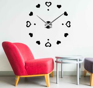 SENTOP | Nástěnné hodiny jako obraz moderní hodiny vyrobené z plastu 12S046-S-Wall clock HEU- analogové
