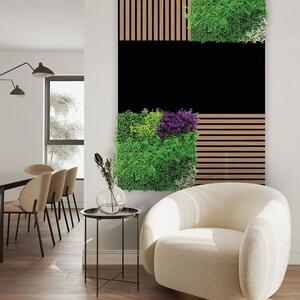 Jangal Modular Wall rPET BLACK 11202B, 1040 x 520mm, 0,5408m²