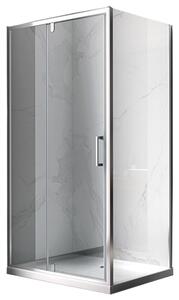 BPS-koupelny Obdélníkový sprchový kout ZES KZ07D 120x100 chrom/transparent - bez vaničky
