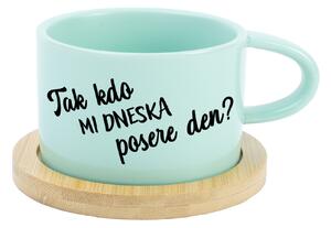 TAK KDO MI DNESKA POSERE DEN? - mint hrníček makronka 200 ml