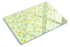 Krájecí prkénko skleněné Geometrie v pastelových barvách ddk-nr-wm-00007886