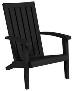 Zahradní židle Adirondack 2 ks černé polypropylen