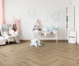 Vinylová podlaha zámková SPC Adore Floors Herringbone FAWN 035